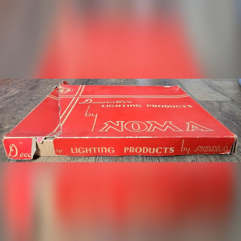 Vintage Noma Christmas Lights 25 Lights Original Box C7 - Picture 2 of 7